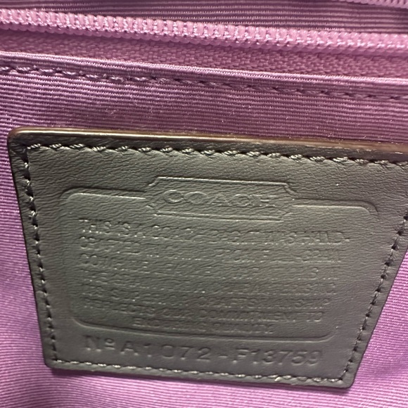 Coach Pleated Leather Tote - Picture 9 of 16